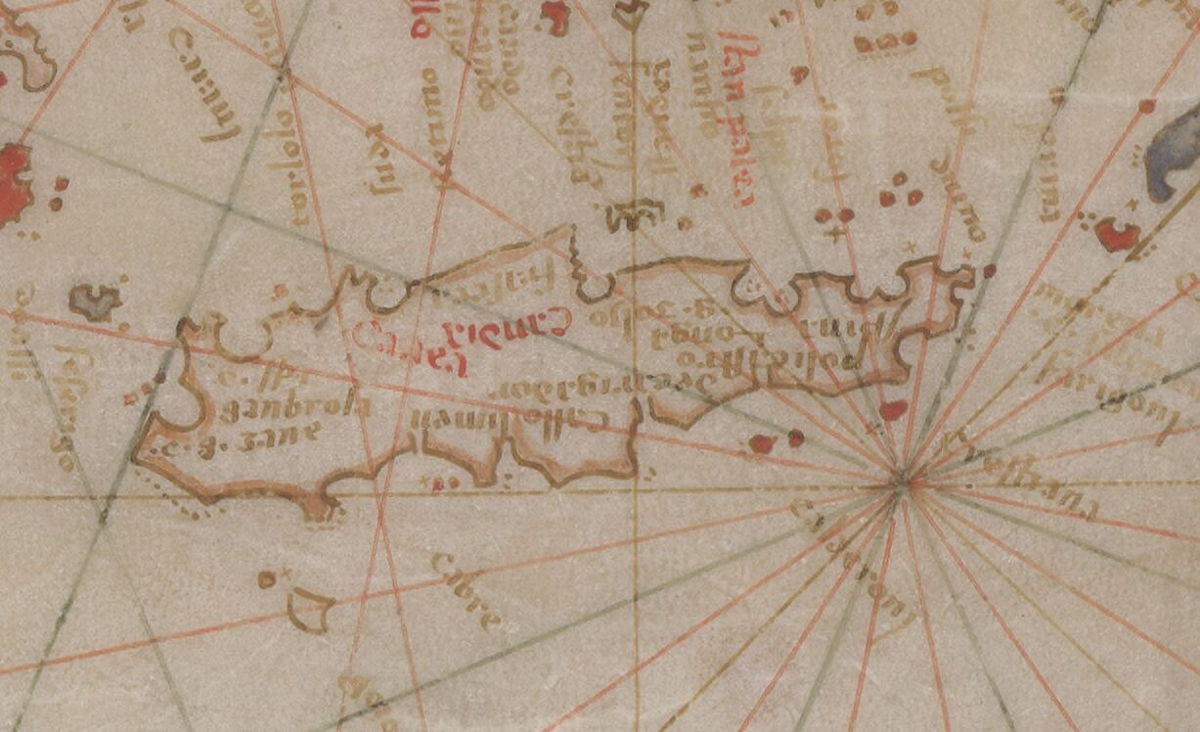 1547 Carte nautique de la Méditerranée : Maggiolo, Vesconte (1475-1549).jpg